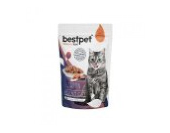 Bestpet Adult Jelly Pouch Somonlu 85 gr Somon Kedi Maması