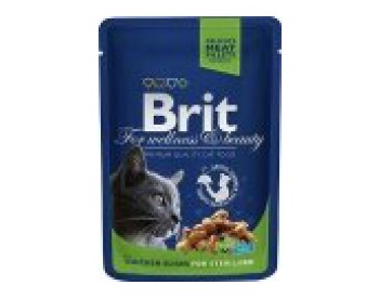 Brit Premium Pouch Sterilised Tavuklu 100 gr Kedi Maması