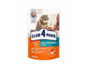 Club4Paws Uskumrulu Premium Pouch 100 gr Kedi Maması