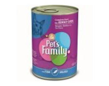 Pets Family Balıklı 410 gr Kedi Maması