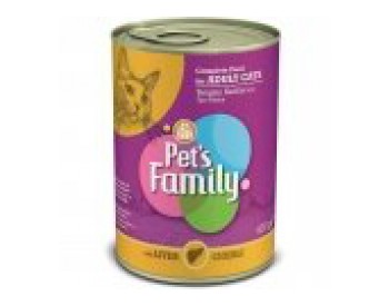 Pets Family Ciğerli 410 gr Kedi Maması