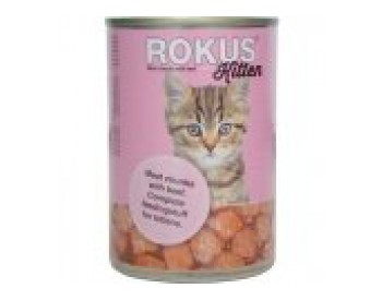 Rokus Yavru Etli 410 gr Kedi Maması